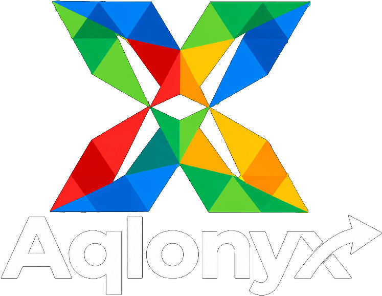 Aqlonyx White Logo